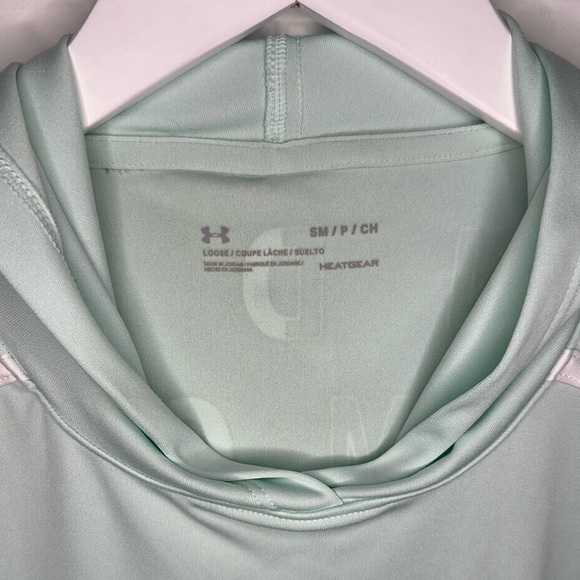 Under Armour Womens HeatGear Tech Training Long Sleeve Hooded Top - Small - Picture 2 of 8
